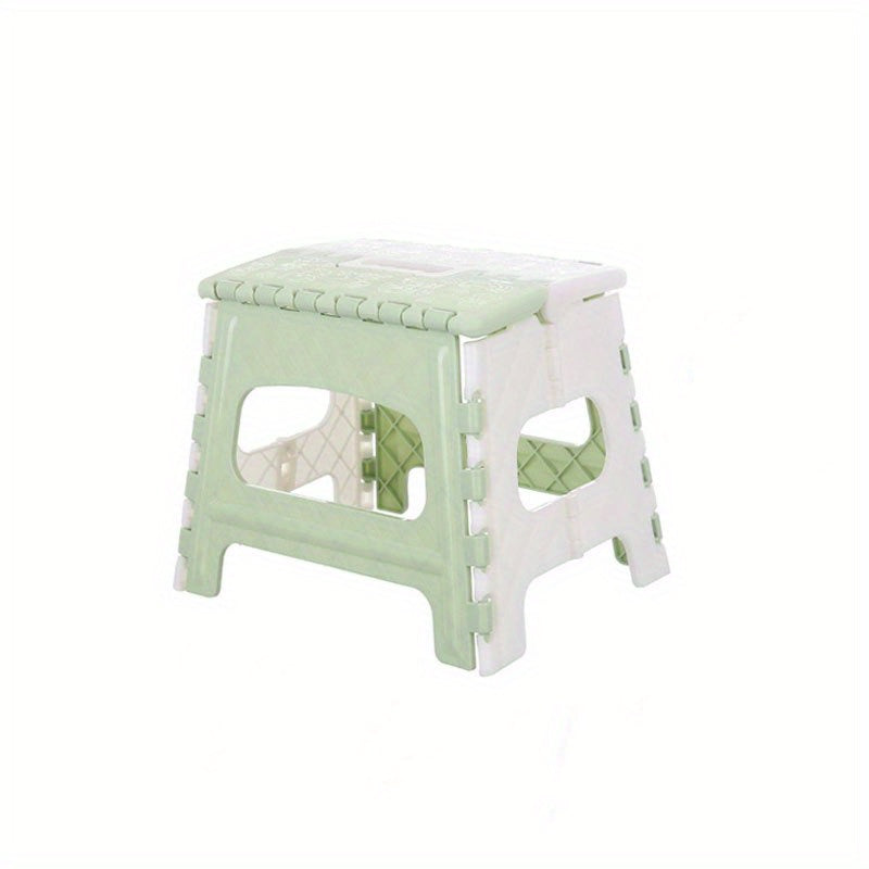 1pc Folding Stools Portable Handle Lightweight Plastic Chair Outdoor Camping