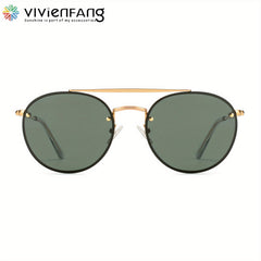 Men's Round Frame Sports Sunglasses UV Protection Cycling Fishing