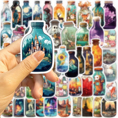 50 pcs Waterproof Stickers Pack for Hydroflasks Laptops Phones