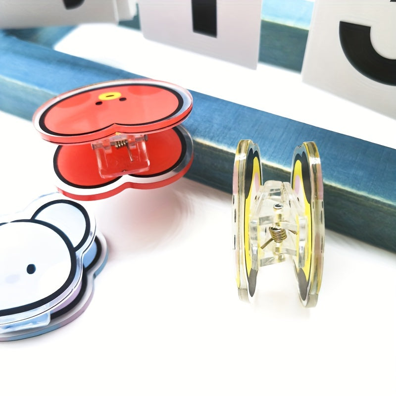 Cartoon Animal Bilayer Clip For Notebook Ticket