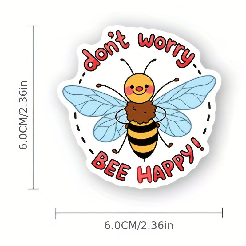 50 Bee Waterproof Decorative Stickers Insect Animal Art Decals