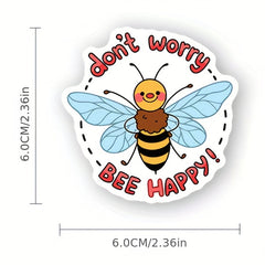 50 Bee Waterproof Decorative Stickers Insect Animal Art Decals