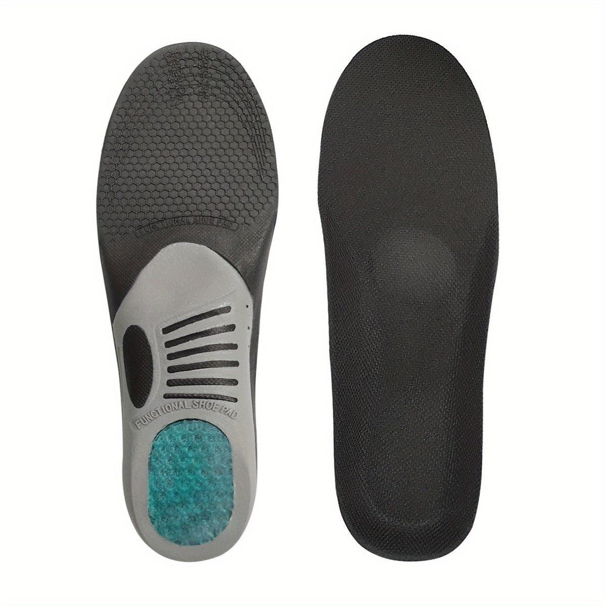 Orthopedic Insoles with Arch Support - Sweat Absorbent Running Shoe Inserts