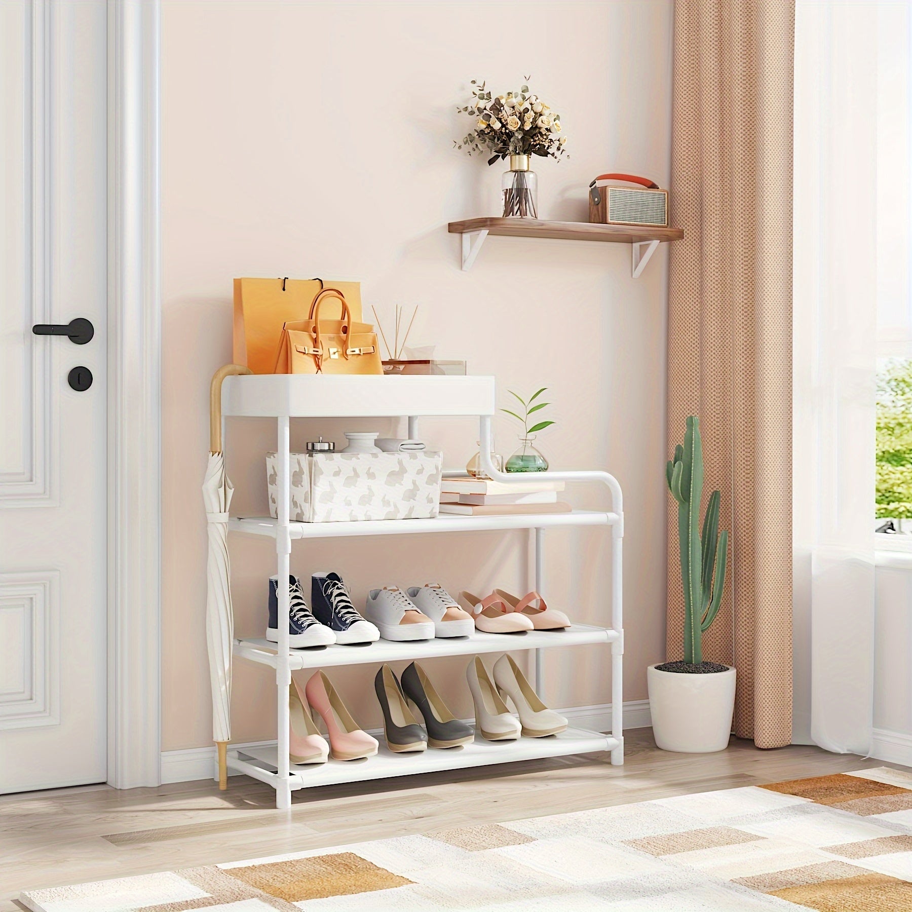 Multifunctional Shoe Rack Shoe Storage for Entrance Shoe Cabinet