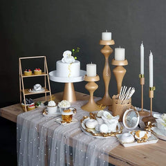 Romantic Sheer Tulle Table Runner Decor for Weddings Bridal Showers & Parties