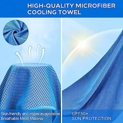 Cooling Sports Towel Soft Breathable Microfiber Towel for Yoga