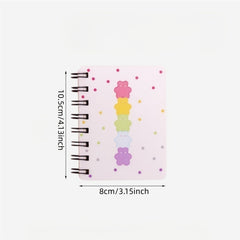 Small Flower Bear Love Happy Face Notebook Journal Book Notepad