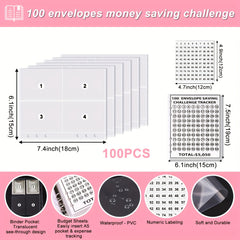 Envelope Challenge Binder Budget Book Easy To Save