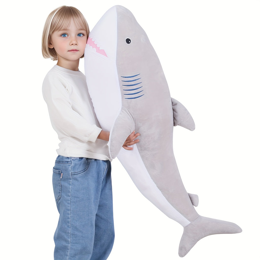 Jumbo Sea Shark Stuffed Animal - Gray Giant Plush