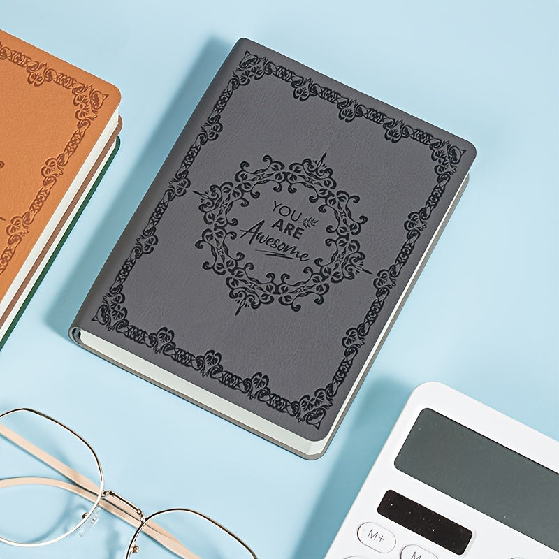 B6 Thickened Notebook 360 Pages Soft Faux Leather Journal