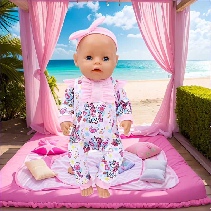 Pinkish Purple Summer Doll Headwear for 35-56-45 Dolls