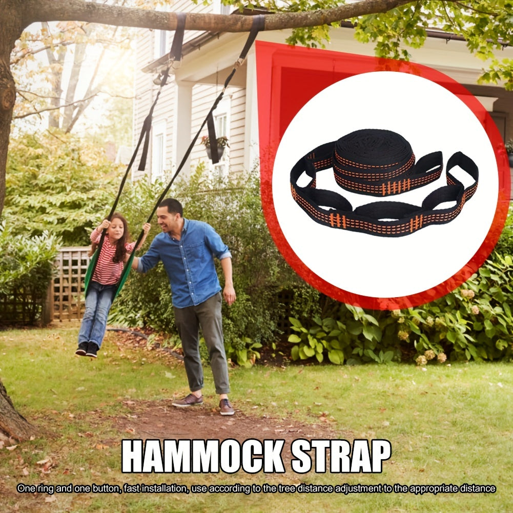 2pcs Hammock Strap Outdoor Tree Hanging Load Bearing Rope