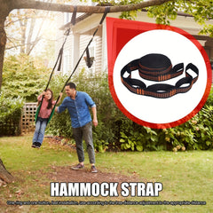 2pcs Hammock Strap Outdoor Tree Hanging Load Bearing Rope