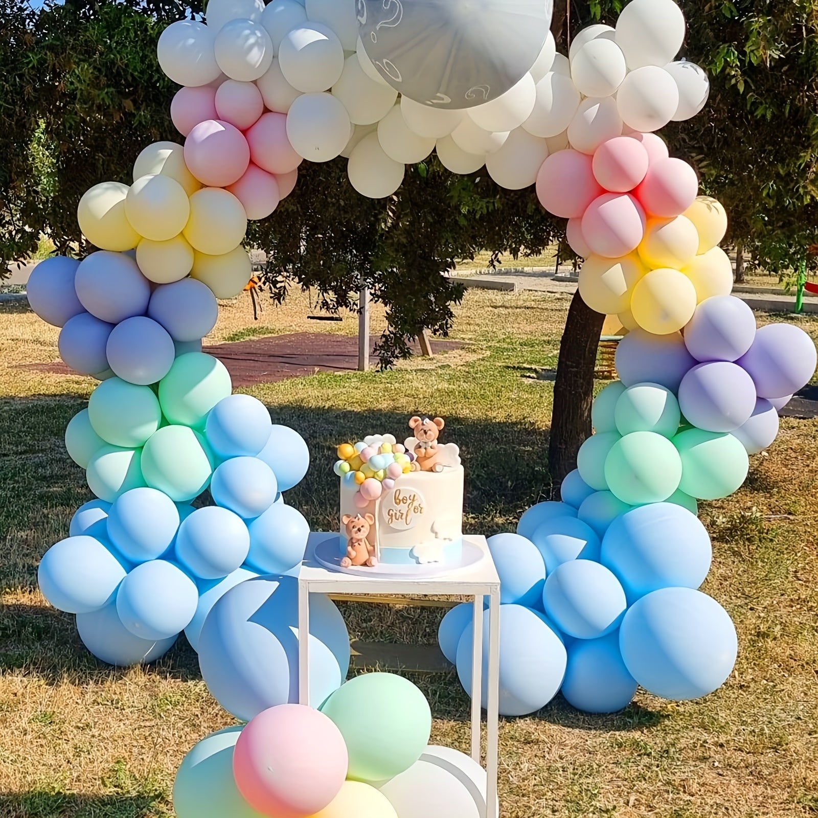 120pcs Macaron Balloons 10 Colors 30-48cm for Party Supplies