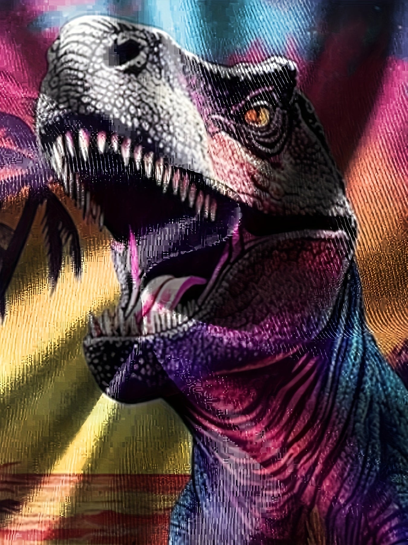 Boys Dino Print T shirt Kids Short Sleeve Top For Summer