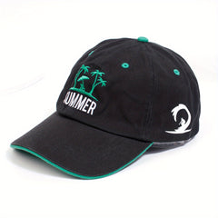 Unisex Palm Tree Embroidered Baseball Cap Summer Sun Hat