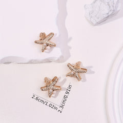 3pcs Small Starfish Hair Claw Nonslip Braids Shark Claw Women Girls Sweet Hair