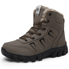 Winter Snow Boots Fleece Lined Hiking Boots