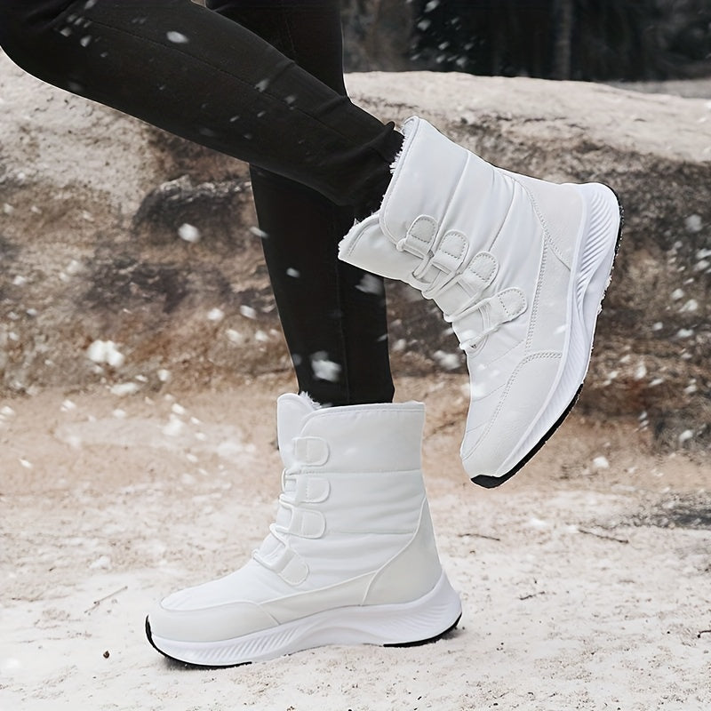 Women's Non Slip Winter Snow Boots Warm High Top Hiking Boots