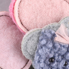 4pcs Plush Bear Hair Accessories Patches Girls Clothing DIY Sewing