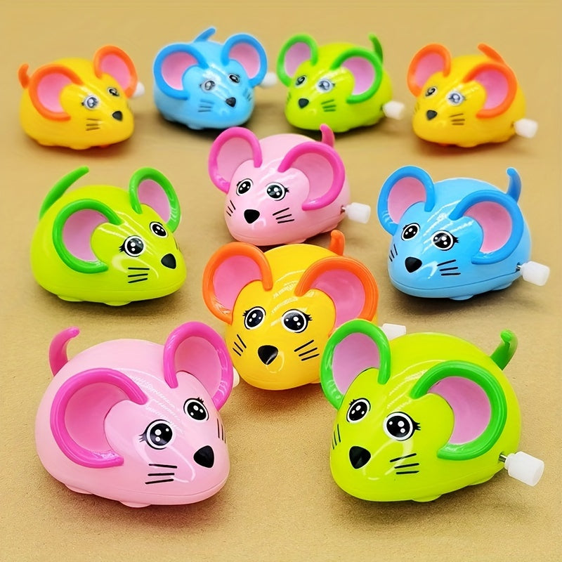 Clockwork Toy Animal String will Run Cartoon On Chain Plastic Little Mouse