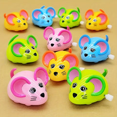 Clockwork Toy Animal String will Run Cartoon On Chain Plastic Little Mouse