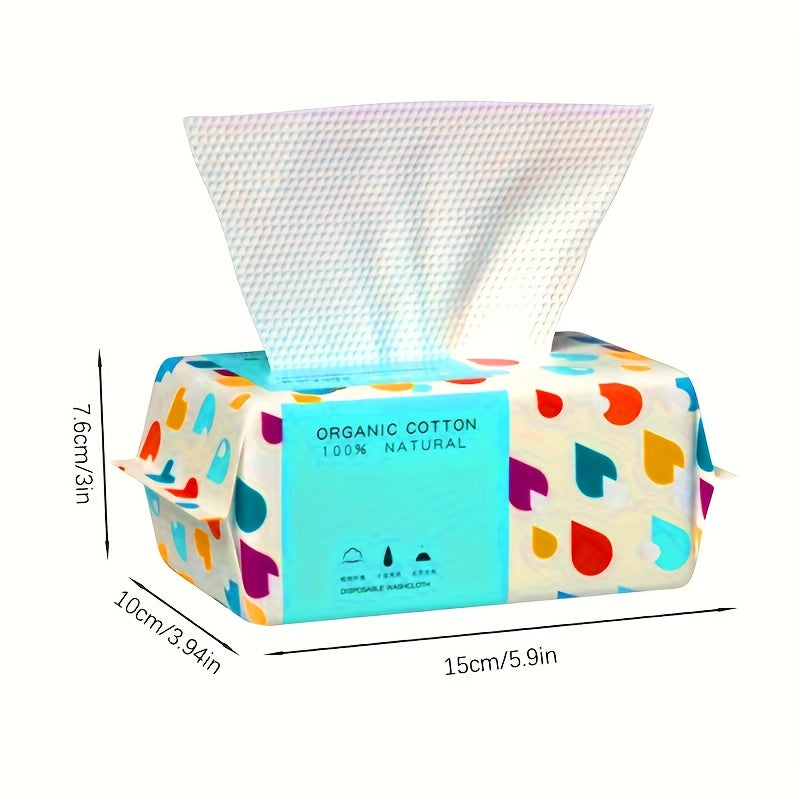 100pcs Disposable Detachable Towels Soft Facial Cleaning Cloth