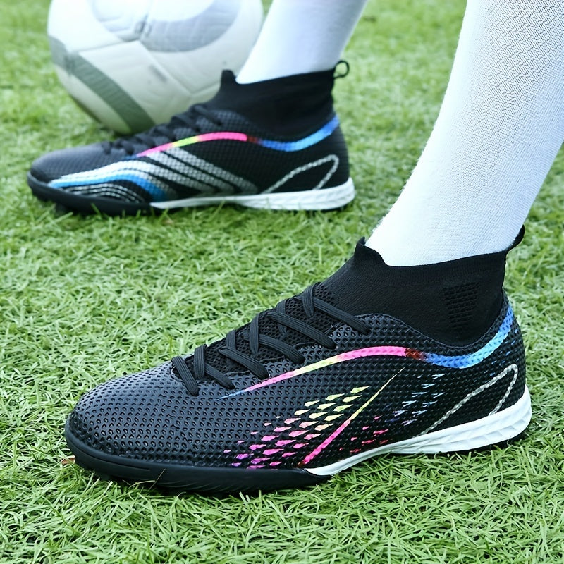 Low Top Turf Football Boots Lace Up TF Soccer Cleats