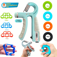 Adjustable Hand Grip Strengthener Finger Exerciser Grip Strength Trainer