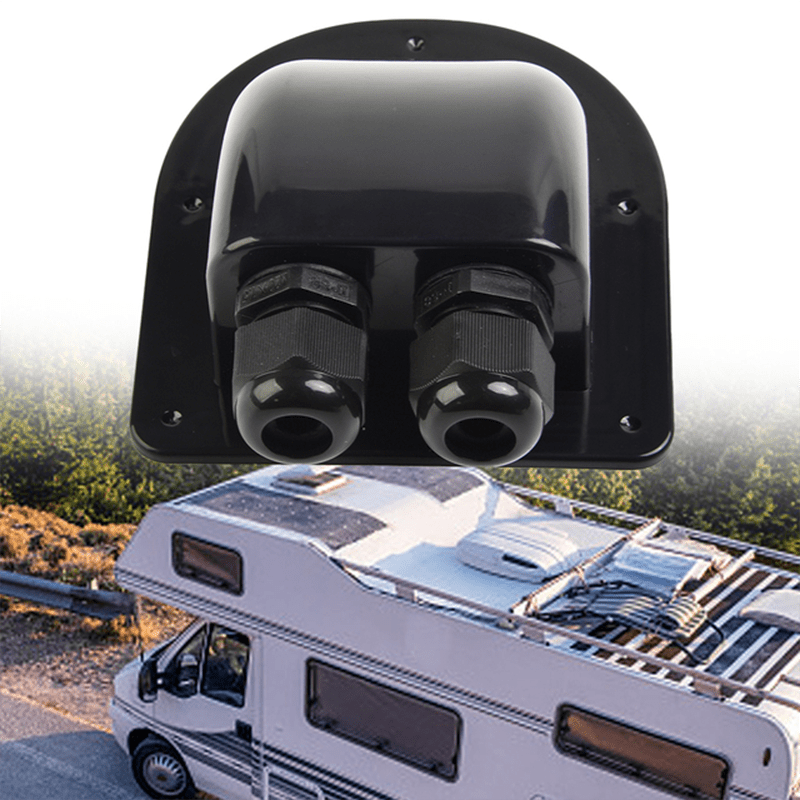 Double Wire Entry Gland Box for Solar Panel Roof Cable Entry