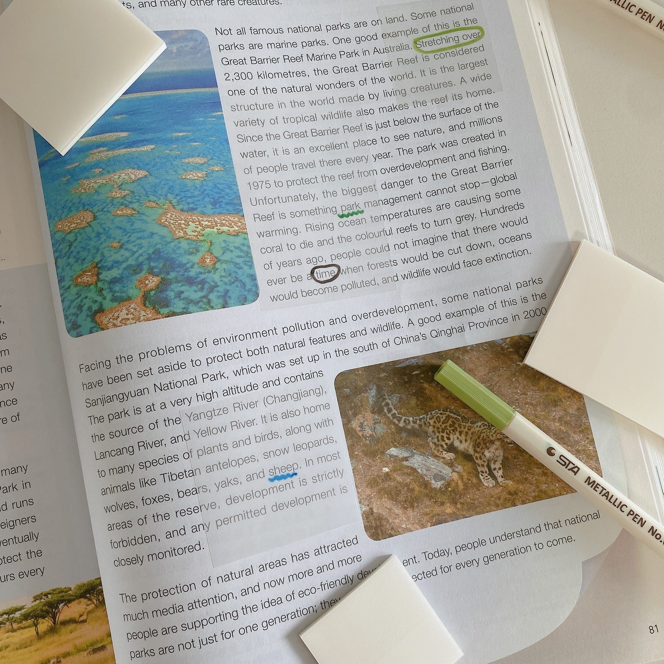 6pcs Clear Sticky Notes Waterproof Self-adhesive See-through Sticky