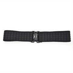 Leopard Print Wide Elastic Belt Vintage Belt for Women