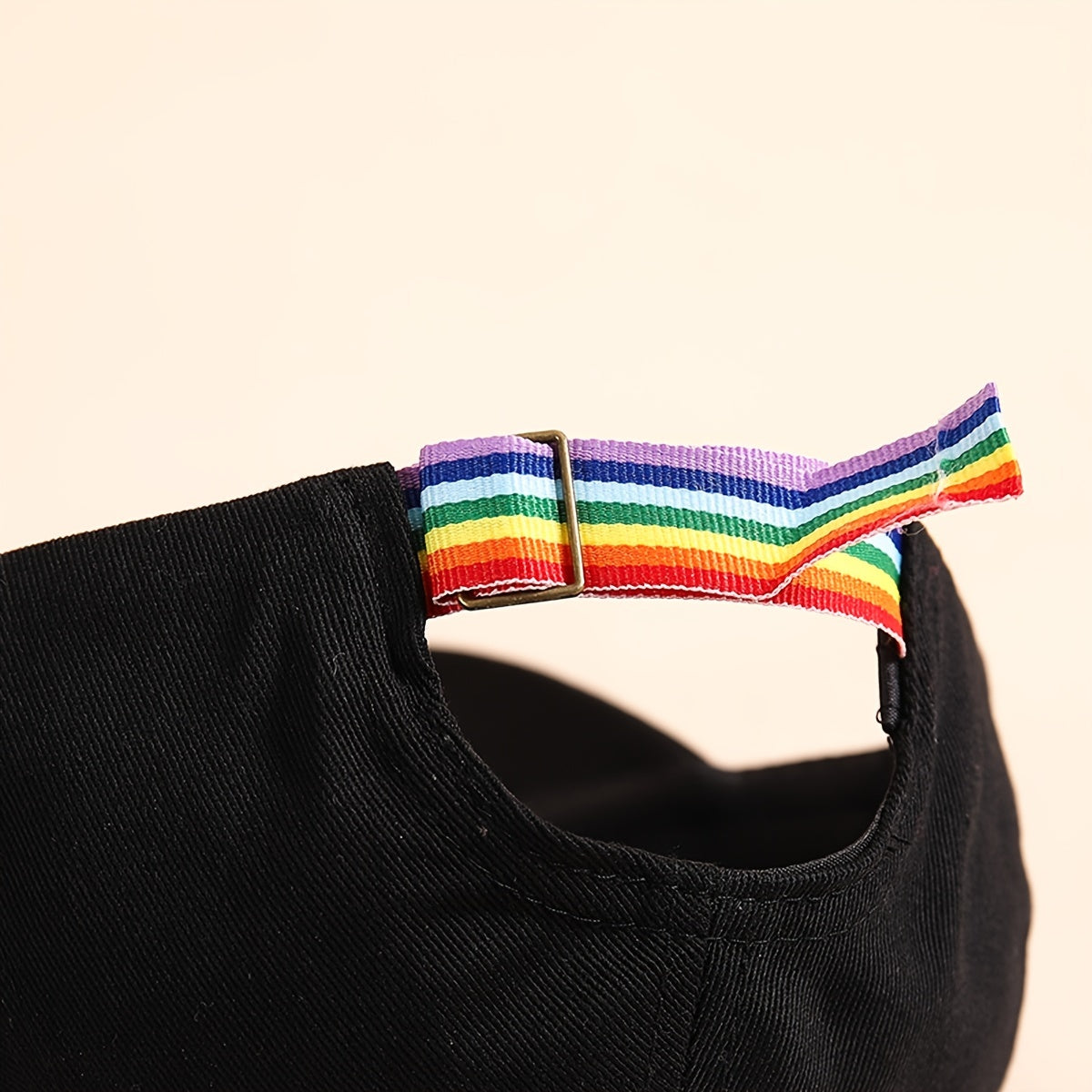 Kids Rainbow Embroidery Baseball Cap Sun Protection Hat