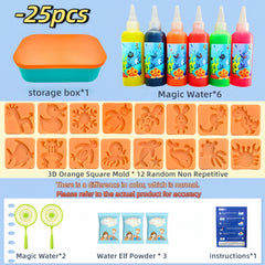 Water Baby Toy Set with Magic Water and Molds