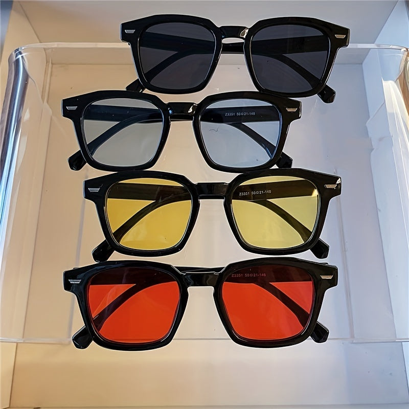 Retro Square Sunglasses UV400 Sun Shades Glasses