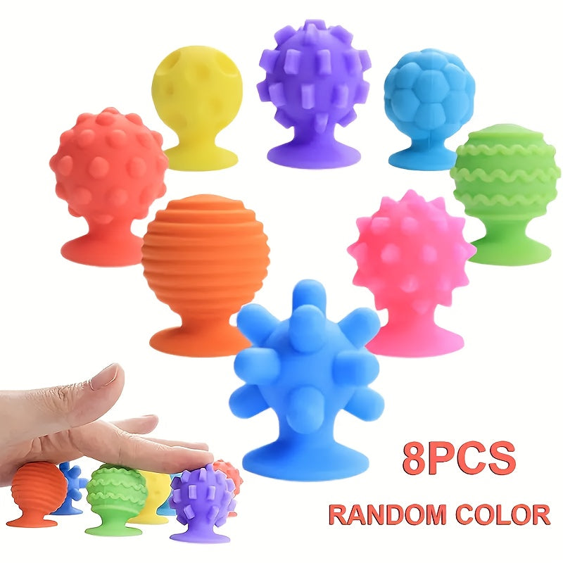 8pc Sensory Fidget Toys for Adults Anxiety Relief Mixed Colors