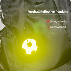Football Reflective Pendant Keychain Bag Backpack Hanging Pendant