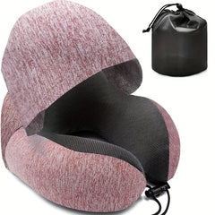 Portable U Shaped Pillow Memory Cotton Neck Pillow for Travel
