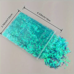 10g Holographic Ab Nail Glitter Flakes Shell Sparkly Sequins DIY Gel Polish