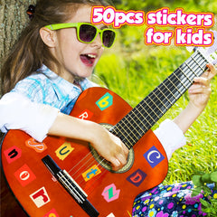50pcs Cartoon English Letter Early Education Graffiti Stickers