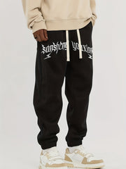 Men's Street Style Alphabet Pattern Jogger