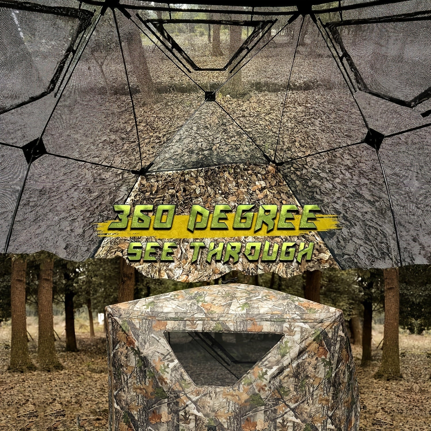 Portable 2 Person Pop Up Blind for Deer & Turkey