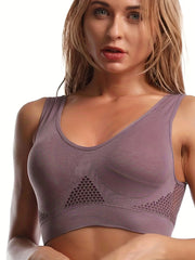 6 Pack Plus Size Sports Bra Set for Women
