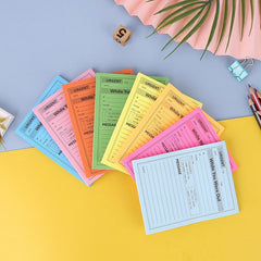 1pc 50 Sheets English Plan Sticky Index Label Stickers