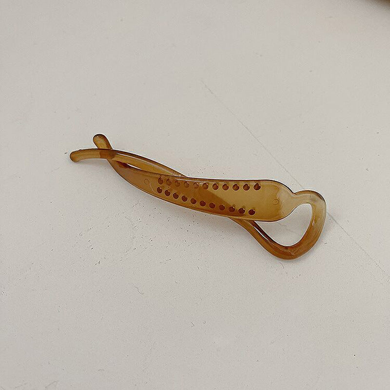 Matte Banana Clip Hair Claws Ponytail Holder Hairpins