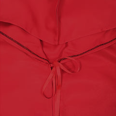 Long Hooded Cape Deep Red Costume cloak Gothic Anime Wizards