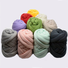 250g Chunky Cotton Yarn for Hand Knitting Crochet Soft Big DIY Arm Knitting