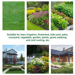 360 Rotating Garden Sprinkler for Large Areas Adjustable & Easy To Use