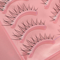 Natural Soft Anime Eyes False Lashes 4 Pairs