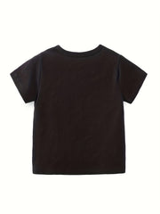 Kids Cartoon Graphic T-shirt Short Sleeve Summer Top
